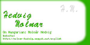 hedvig molnar business card