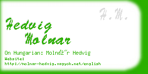 hedvig molnar business card